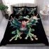 Happy frog with four arms bedding set