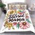 Happy mother's day blessed mama bedding set