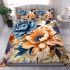 Harmonious floral arrangement bedding set