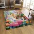 Harmonious garden cats area rugs carpet