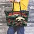 Japanese print of a panda samurai with a katana leather Chic Stylish Tote Bag & Women Totes: Perfect Gift for Girlfriend | Crossbody, Purse, Handbag