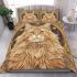 Longhaired british cat in art nouveau inspired portraits bedding set