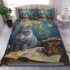 Longhaired british cat in celestial observatories bedding set