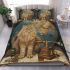 Longhaired british cat in celestial observatories bedding set