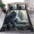 Longhaired british cat in fantasy worlds bedding set