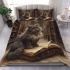 Longhaired british cat in magical academies bedding set
