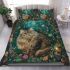 Longhaired british cat in magical fairy glens bedding set