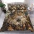 Longhaired british cat in steampunk adventures bedding set