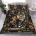 Longhaired british cat in steampunk gardens bedding set