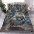 Longhaired british cat in whimsical fairy tale ballrooms bedding set