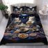 Lunar tea party hosted by cats bedding set