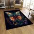 Majestic butterfly night area rugs carpet