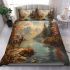 Majestic deer standing gracefully bedding set