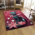 Majestic feline serenity area rugs carpet