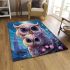 Majestic moonlit owls area rugs carpet