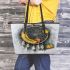 Mango coffee and dream catcher leather tote bag