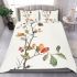 Minimalist botanical elegance tranquil florals bedding set