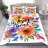 My mom is the best colorful lettering bedding set