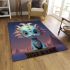 Mystical creature by water area rugs carpet