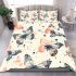 Natural grace minimalist floral accents bedding set