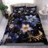 Ornate celestial floral scene bedding set