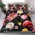 Ornate floral vase on table bedding set