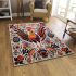 Ornate rooster still life a feast for the senses area rugs carpet