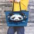 Panda wearing headphones leather Chic Stylish Tote Bag & Women Totes: Perfect Gift for Girlfriend | Crossbody, Purse, Handbag