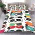 Pandas wearing glasses bedding set