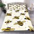 Pattern of cartoon bees bedding set