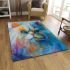 Persian cat in abstract artworks area rugs carpet