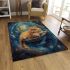 Persian cat in celestial starship voyages area rugs carpet