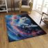 Persian cat in cosmic journeys area rugs carpet