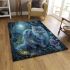 Persian cat in ethereal moonlit glades area rugs carpet