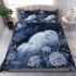 Persian cat in lunar gardens bedding set