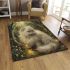 Persian cat in magical fairy ring clearings area rugs carpet