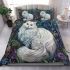 Persian cat in magical herbal gardens bedding set