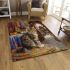 Persian cat in moroccan bazaars area rugs carpet