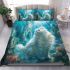 Persian cat in mythical atlantis bedding set