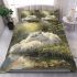 Persian cat in natural settings bedding set