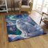 Persian cat in nordic winter wonderlands area rugs carpet