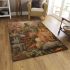 Persian cat in oriental gardens area rugs carpet