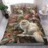 Persian cat in oriental gardens bedding set