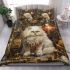 Persian cat in steampunk laboratories bedding set