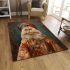 Persian cat in traditional attire area rugs carpet