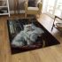 Persian cat in victorian gothic mansions area rugs carpet