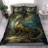 Radiant dragonling in the starry night bedding set