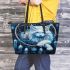 Ragdoll cats and dream catcher 23 leather tote bag