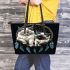 Ragdoll cats and dream catcher leather tote bag