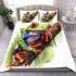 Red eyed tree frog on a branch bedding set